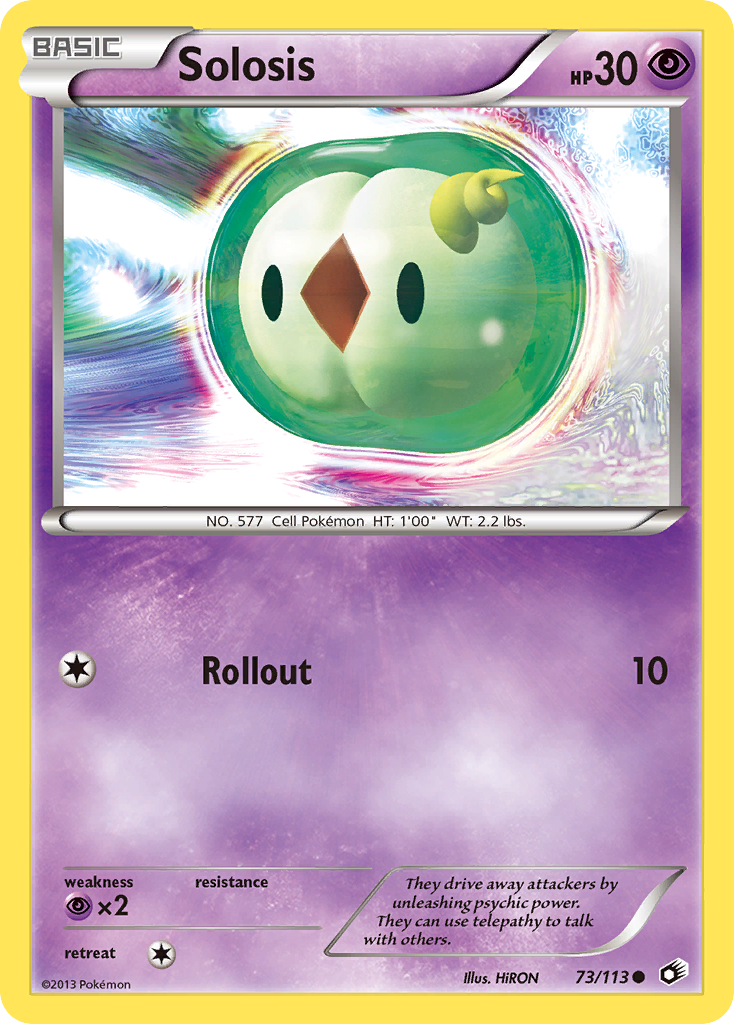 Solosis 73/113 Common | Legendary Treasures | Pokemon Card