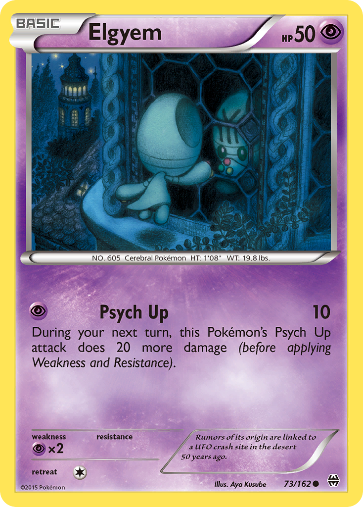 Elgyem 73/162 Common | BREAKthrough | Pokemon Card