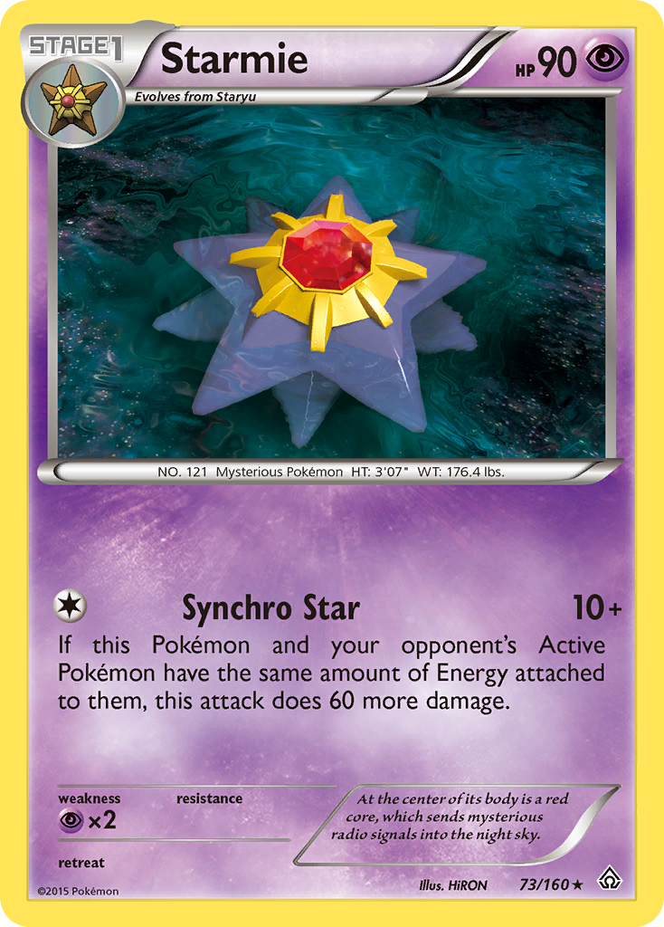 Starmie 73/160 Rare | Primal Clash | Pokemon Card