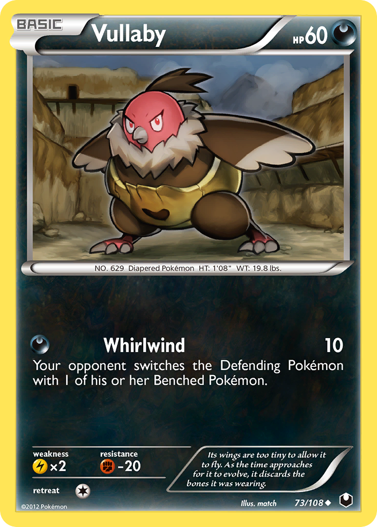 Vullaby 73/108 Uncommon | Dark Explorers | Pokemon Card