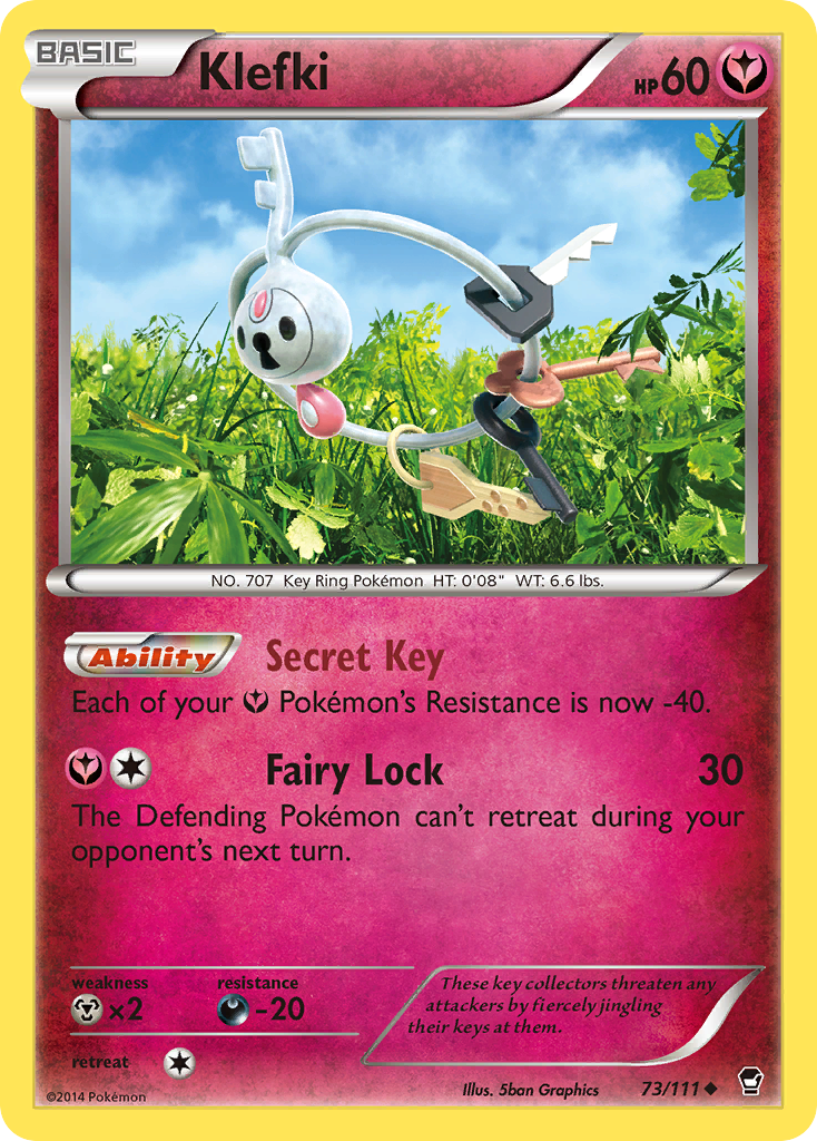 Klefki 73/111 Uncommon | Furious Fists | Pokemon Card