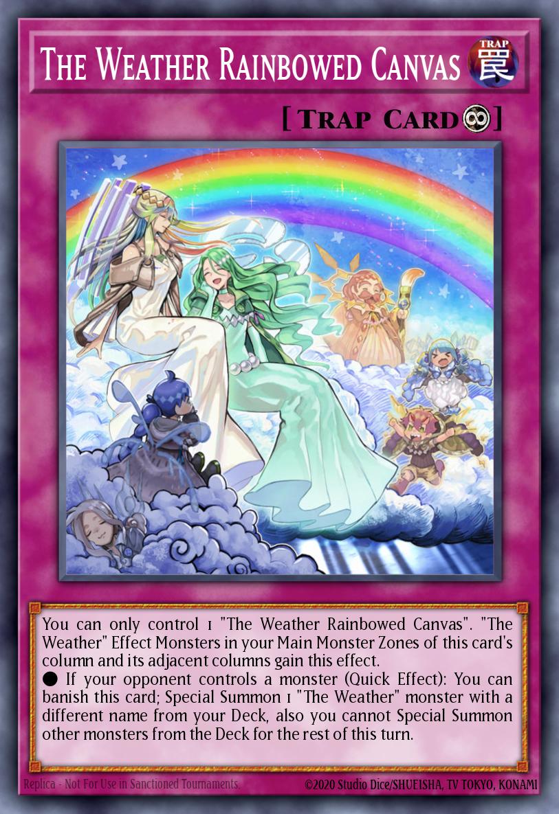 The Weather Rainbowed Canvas - DANE-EN073 Rare | Yu-Gi-Oh! Card