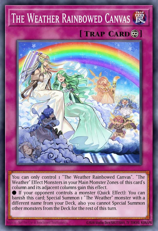 The Weather Rainbowed Canvas - MGED-EN101 Rare | Yu-Gi-Oh! Card