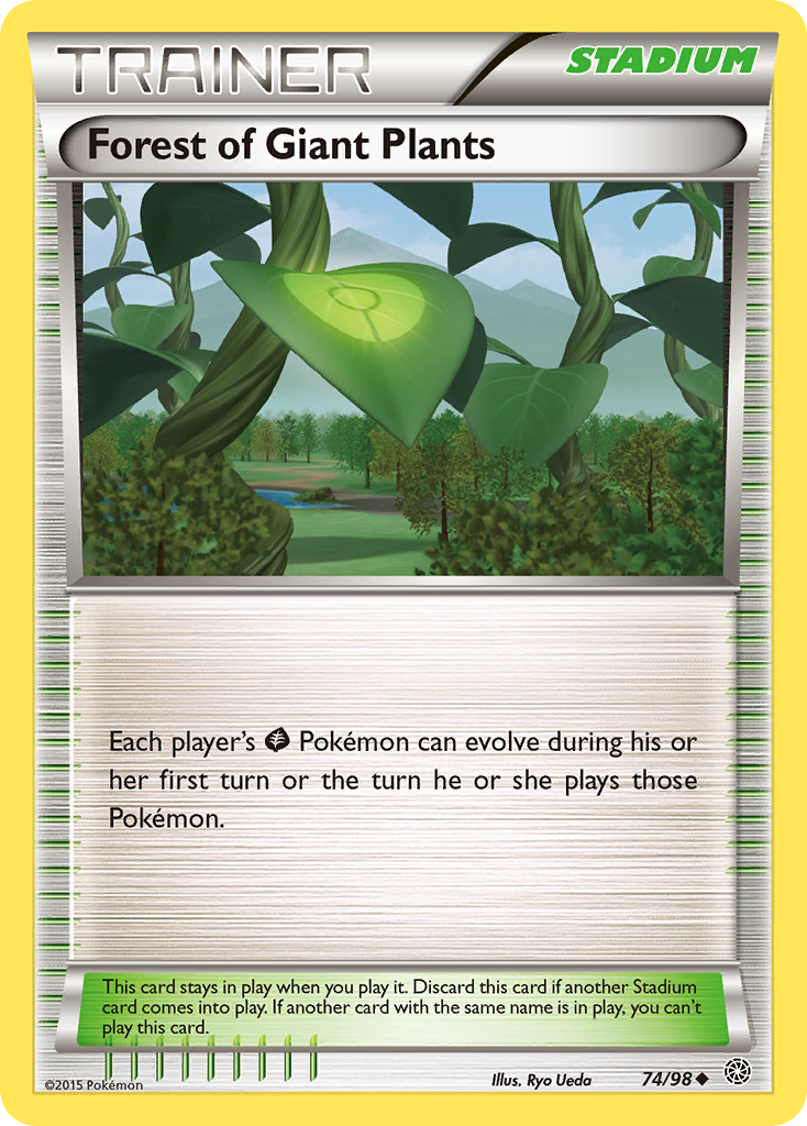 Forest of Giant Plants 74/98 Uncommon | Ancient Origins | Pokemon Card