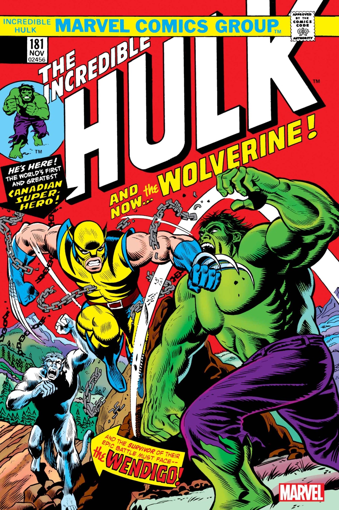 The Incredible Hulk #181 Facsimile Edition | Standard | Marvel Comics | NEW Comic Book