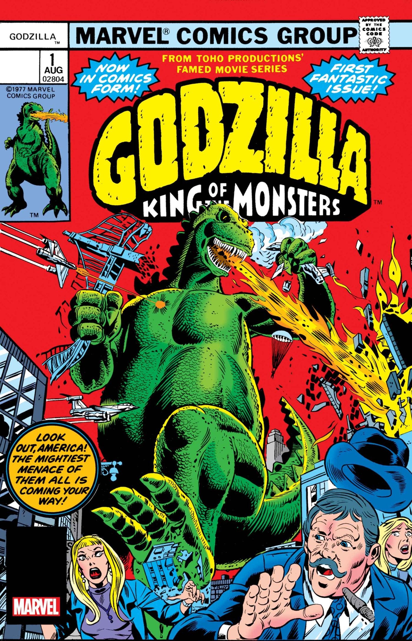 Godzilla #1 Facsimile Edition | Standard | Marvel Comics | NEW Comic Book