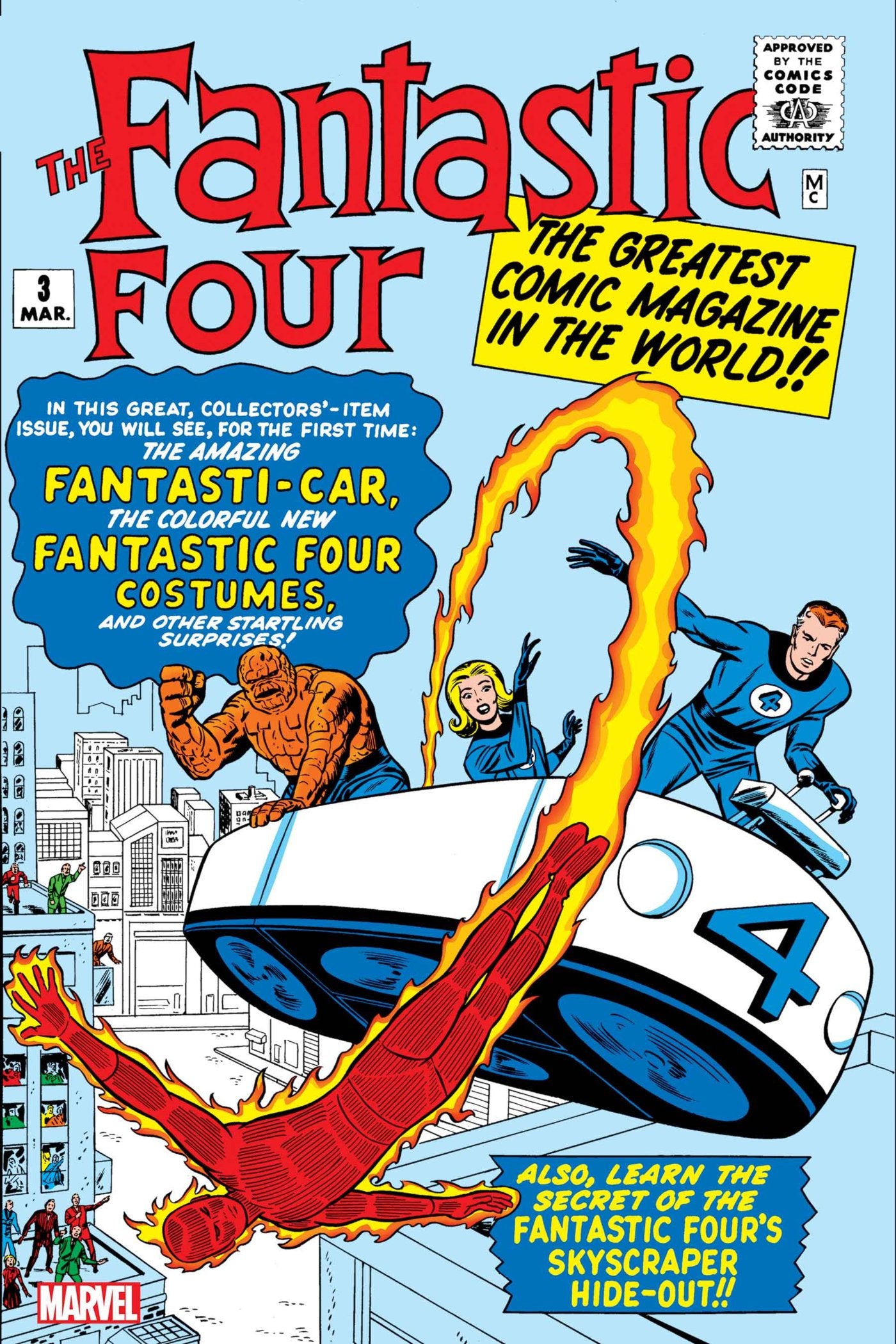 Fantastic Four #3 Facsimile Edition | Standard | Marvel Comics | NEW Comic Book