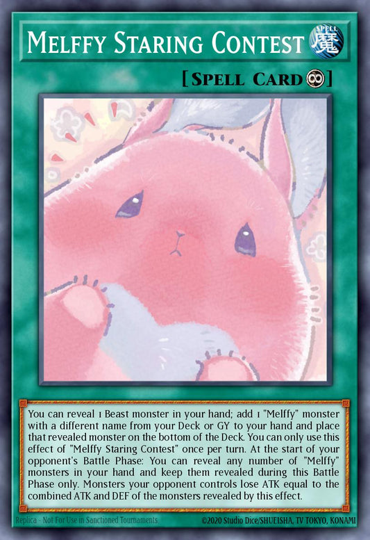 Melffy Staring Contest - POTE-EN063 Super Rare | Yu-Gi-Oh! Card