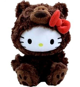 Hello Kitty In Bear Costume 10" Plush  | Hello Kitty & Friends | Gund Plush Toy