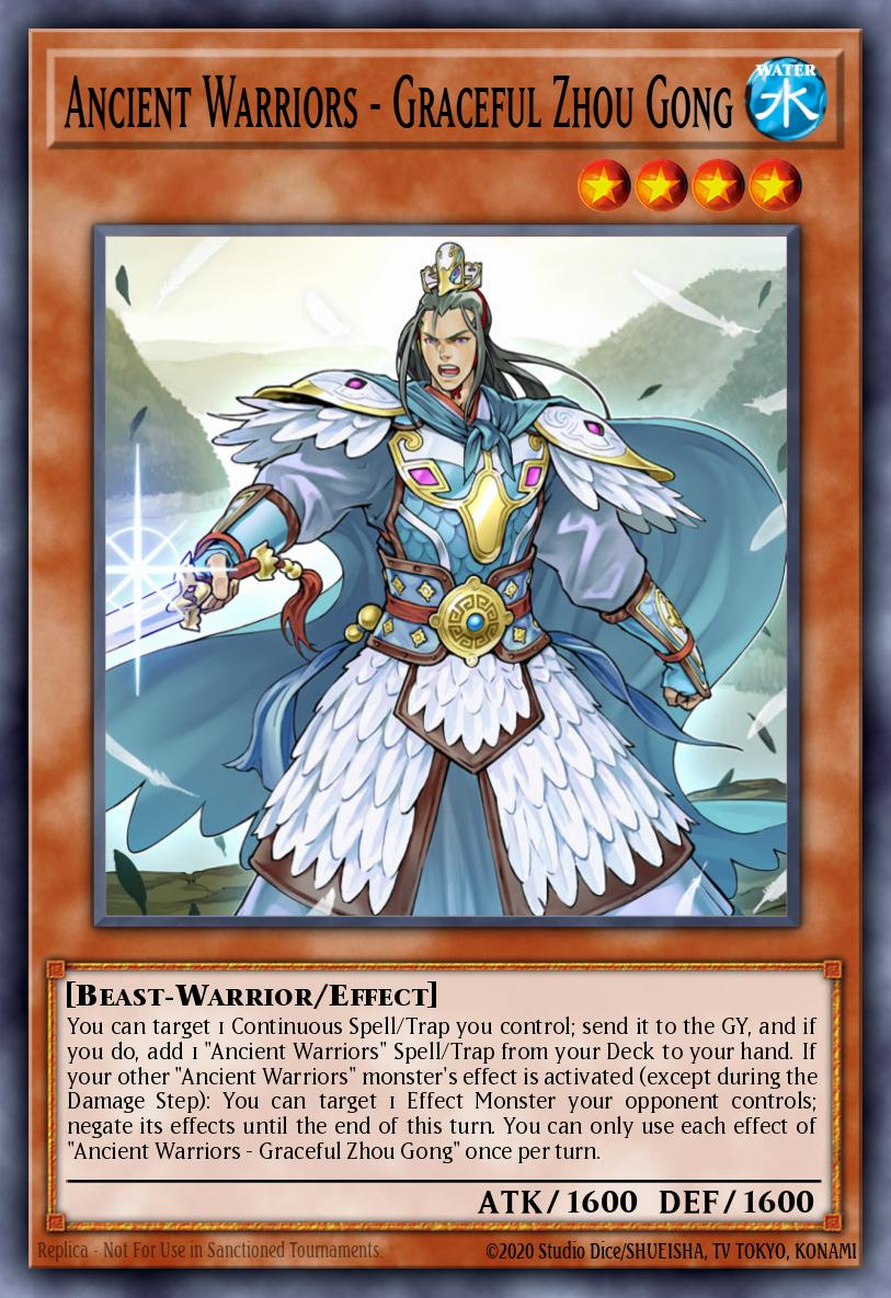 Ancient Warriors  Graceful Zhou Gong - IGAS-EN009 Rare | Yu-Gi-Oh! Card