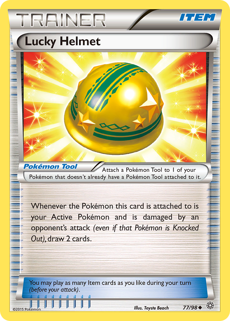 Lucky Helmet 77/98 Uncommon | Ancient Origins | Pokemon Card