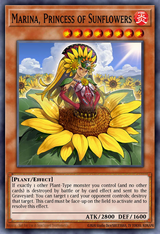 Marina, Princess of Sunflowers - SHSP-EN040 Super Rare | Yu-Gi-Oh! Card