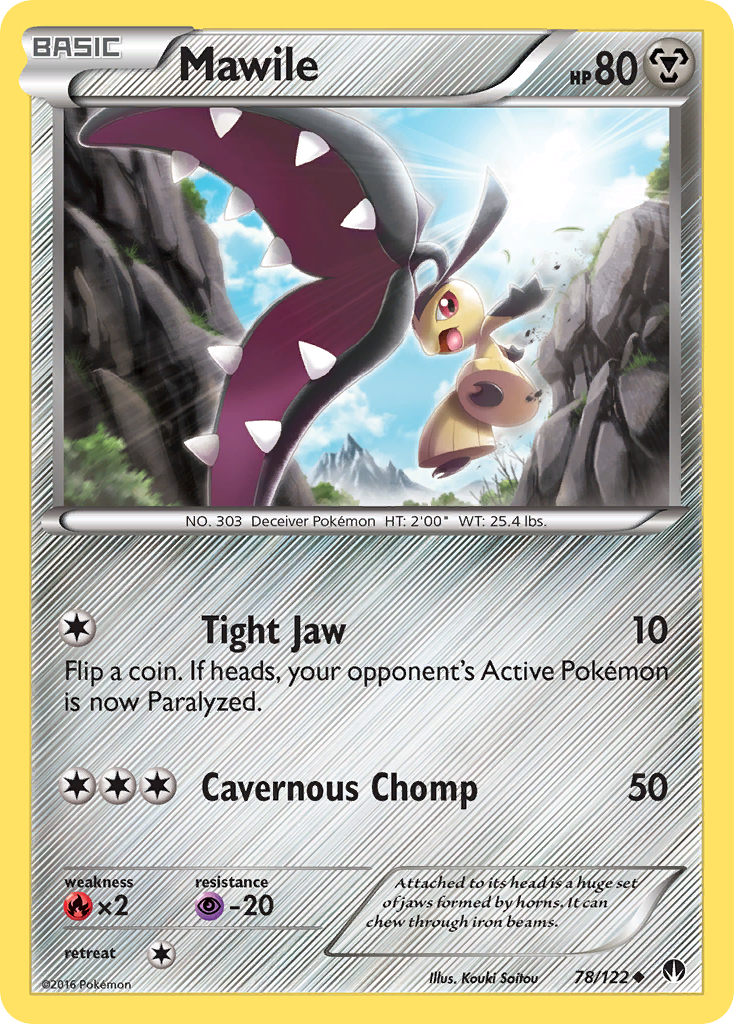 Mawile 78/122 Uncommon | BREAKpoint | Pokemon Card