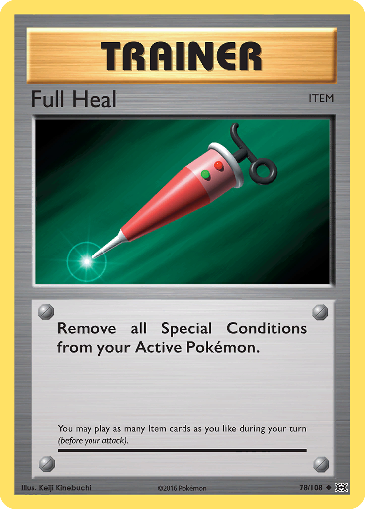 Full Heal 78/108 Uncommon | Evolutions | Pokemon Card