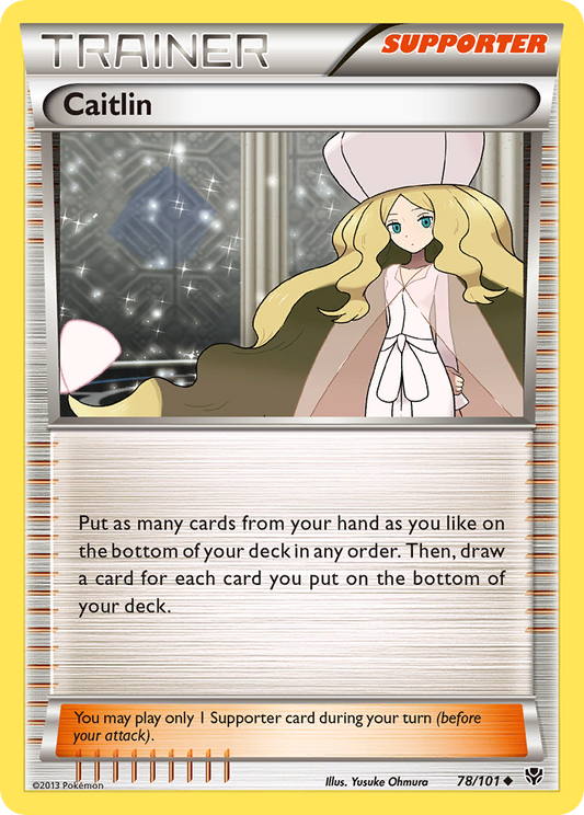 Caitlin 78/101 Uncommon | Plasma Blast | Pokemon Card