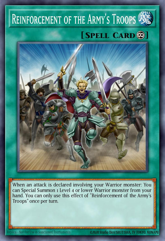 Reinforcement of the Army's Troops - MP22-EN051 Ultra Rare | Yu-Gi-Oh! Card