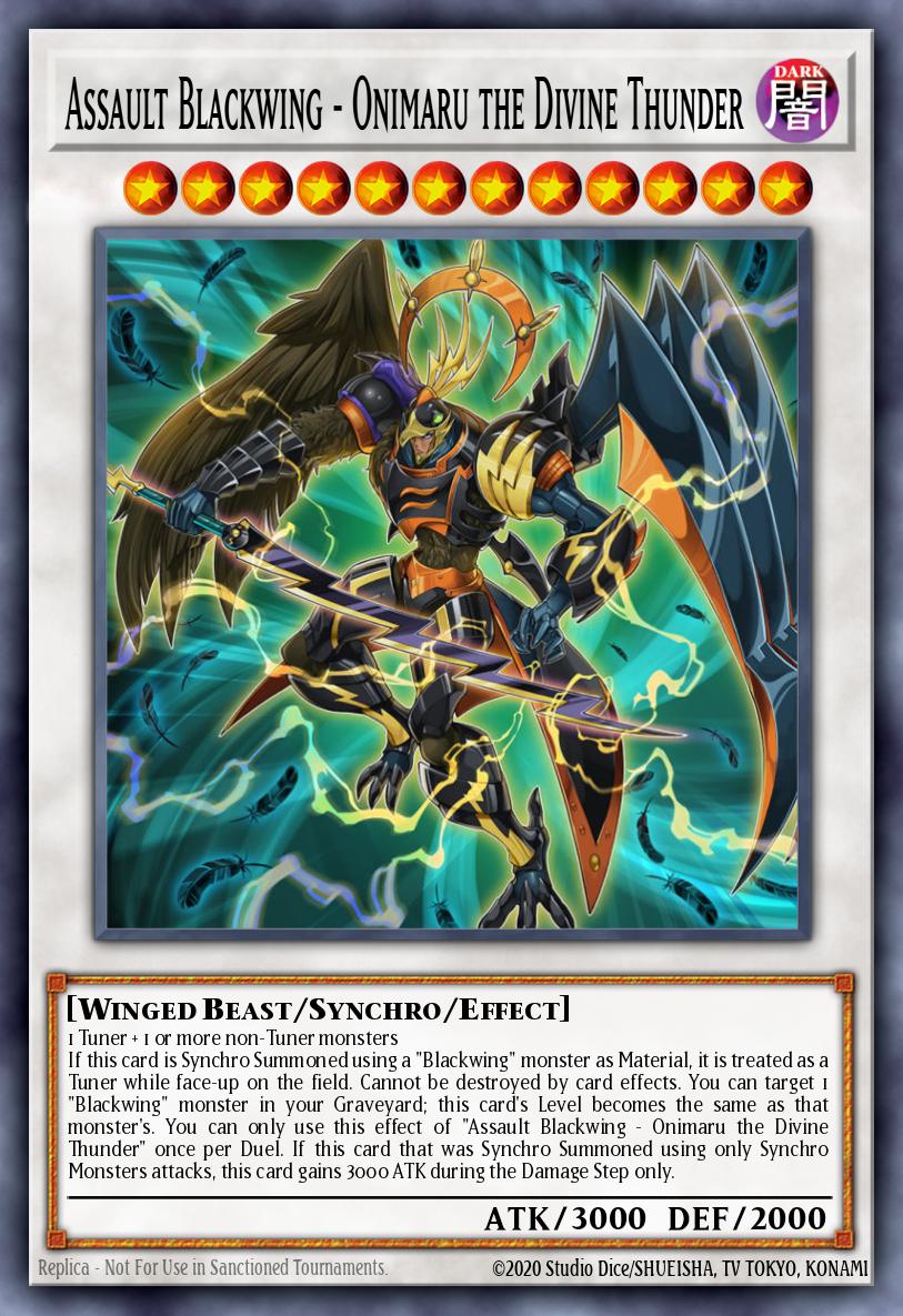 Assault Blackwing  Onimaru the Divine Thunder - TDIL-EN049 Super Rare | Yu-Gi-Oh! Card