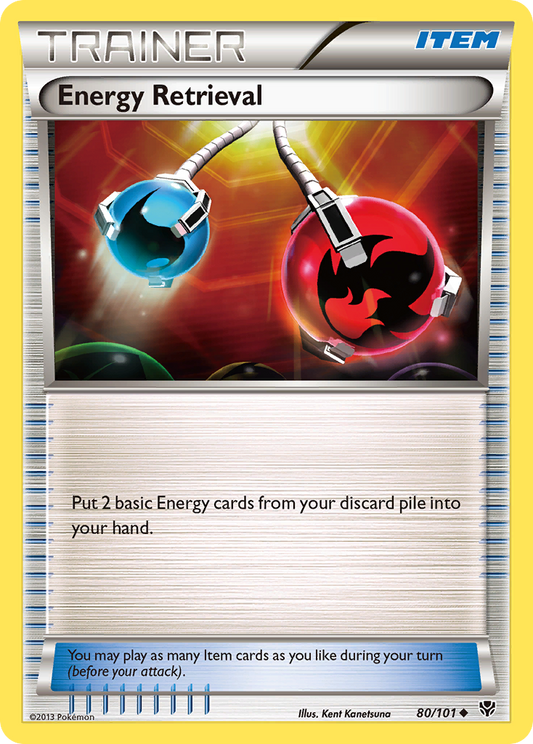 Energy Retrieval 80/101 Uncommon | Plasma Blast | Pokemon Card