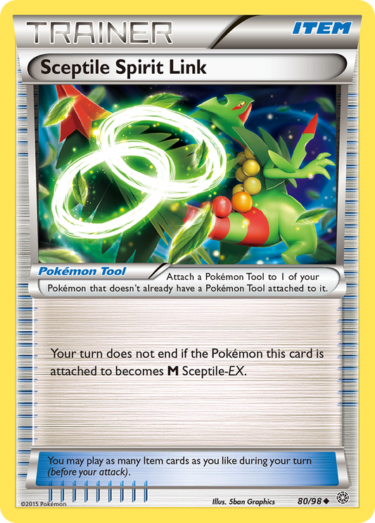 Sceptile Spirit Link 80/98 Uncommon | Ancient Origins | Pokemon Card