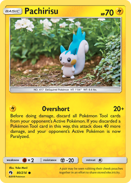 Pachirisu 80/214 Common | Lost Thunder | Pokemon Card