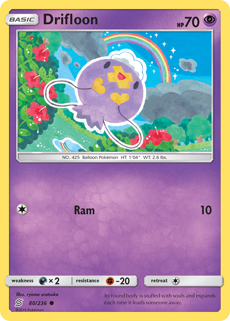 Drifloon 80/236 Common | Unified Minds | Pokémon Card