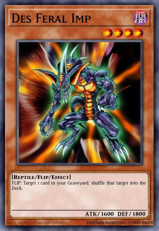 Des Feral Imp - DCR-EN014 Rare | Yu-Gi-Oh! Card