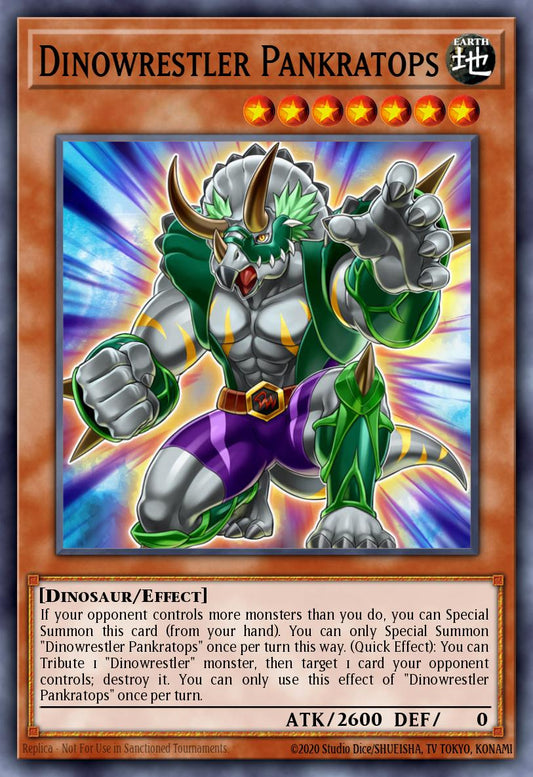 Dinowrestler Pankratops - ANGU-EN046 Rare | Yu-Gi-Oh! Card