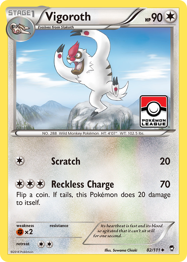 Vigoroth 82/111 Uncommon | Furious Fists | Pokémon Card