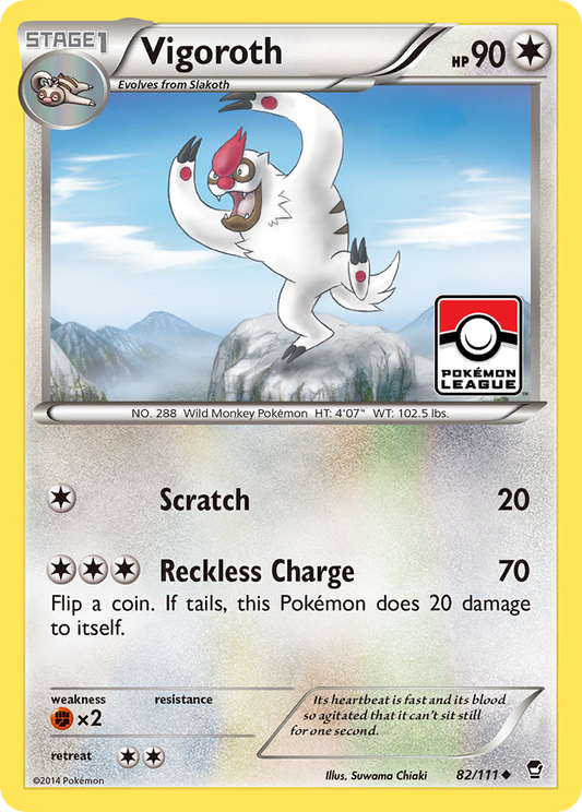 Vigoroth 82/111 Uncommon | Furious Fists | Pokémon Card