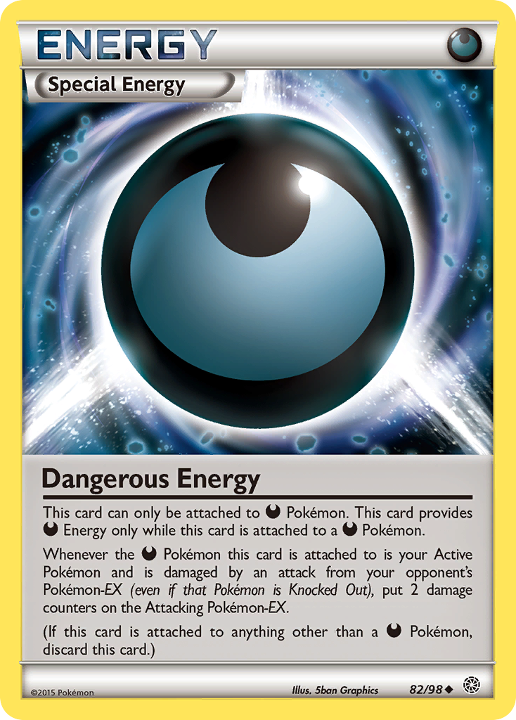 Dangerous Energy 82/98 Uncommon | Ancient Origins | Pokemon Card