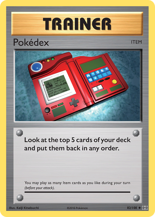 Pokédex 82/108 Uncommon | Evolutions | Pokemon Card