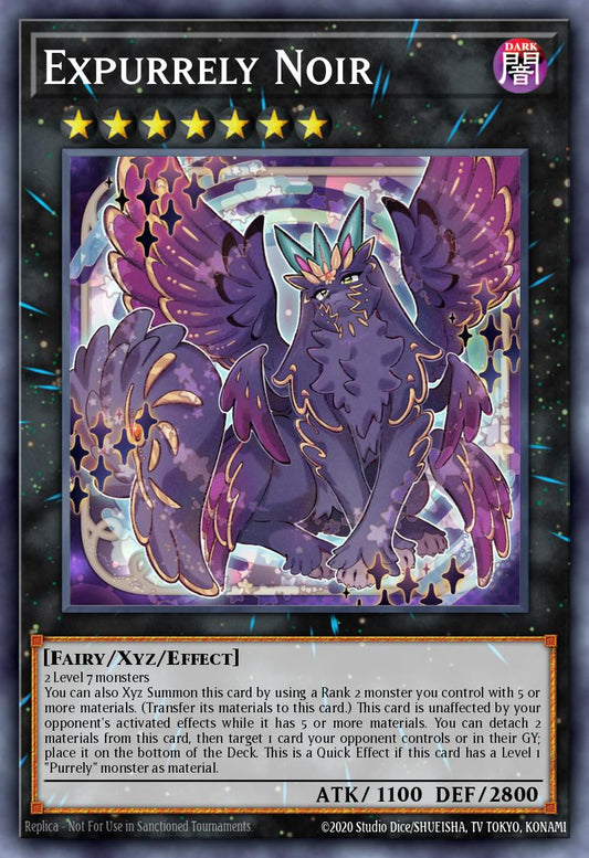 Expurrely Noir - AMDE-EN018 Super Rare | Yu-Gi-Oh! Card