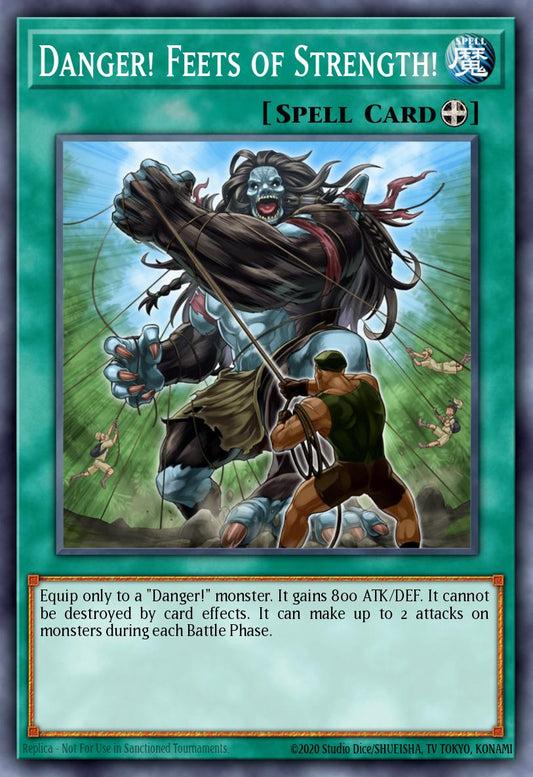 Danger! Feets of Strength! - DANE-EN084 Rare | Yu-Gi-Oh! Card