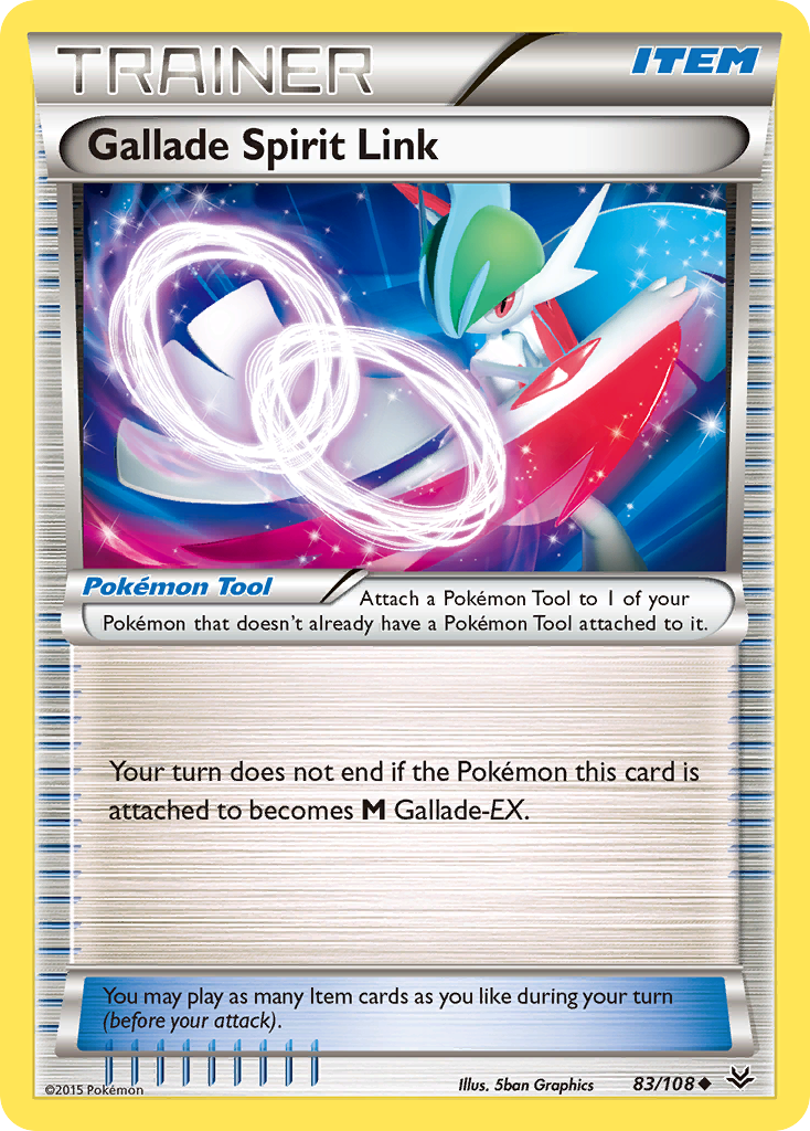 Gallade Spirit Link 83/108 Uncommon | Roaring Skies | Pokemon Card