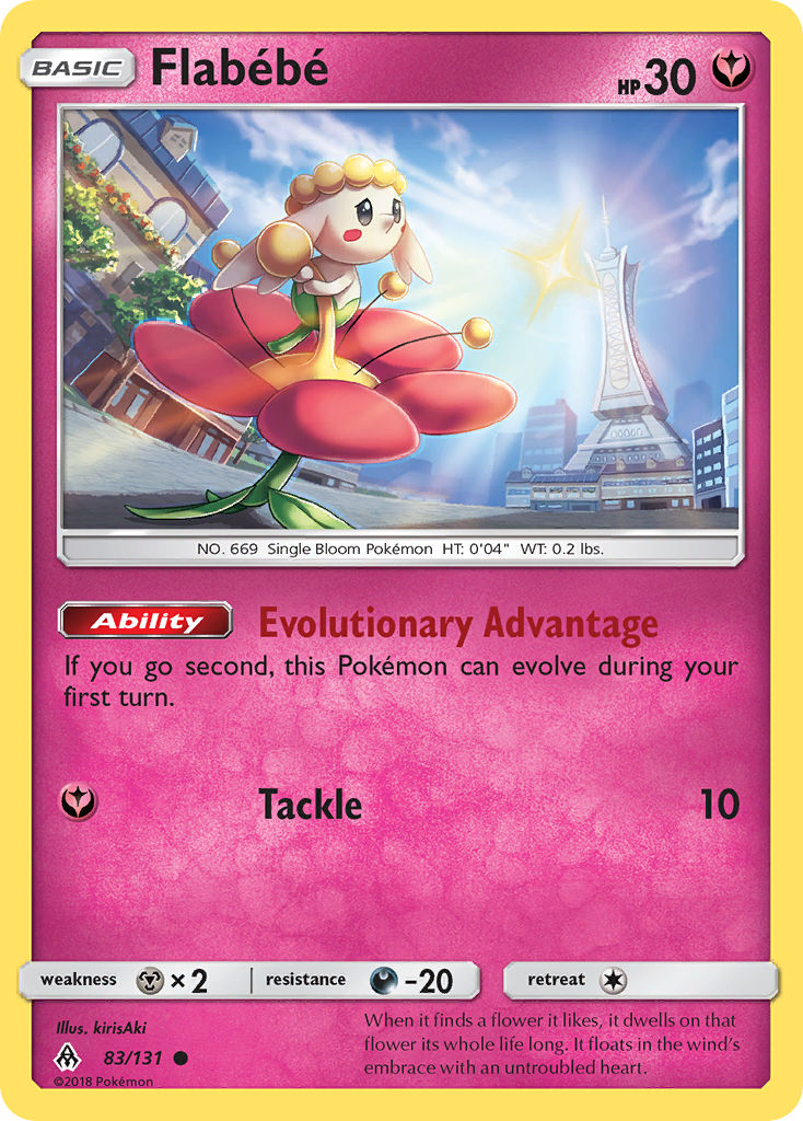 Flabébé 83/131 Common | Forbidden Light | Pokemon Card