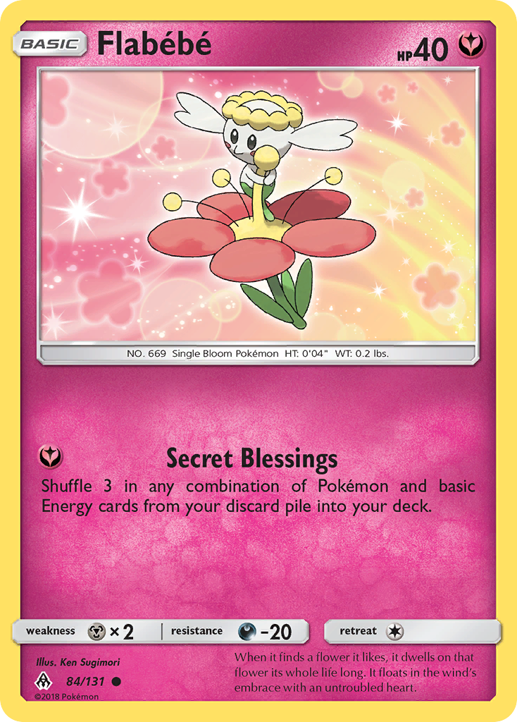 Flabébé 84/131 Common | Forbidden Light | Pokemon Card