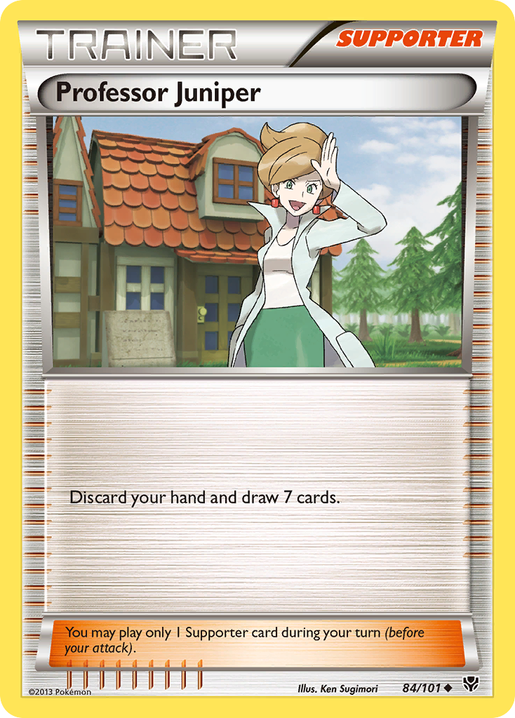 Professor Juniper 84/101 Uncommon | Plasma Blast | Pokemon Card