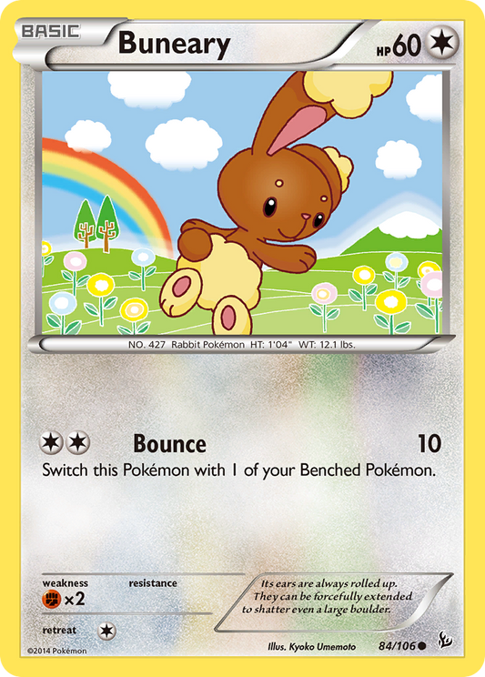 Buneary 84/106 Common | Flashfire | Pokemon Card