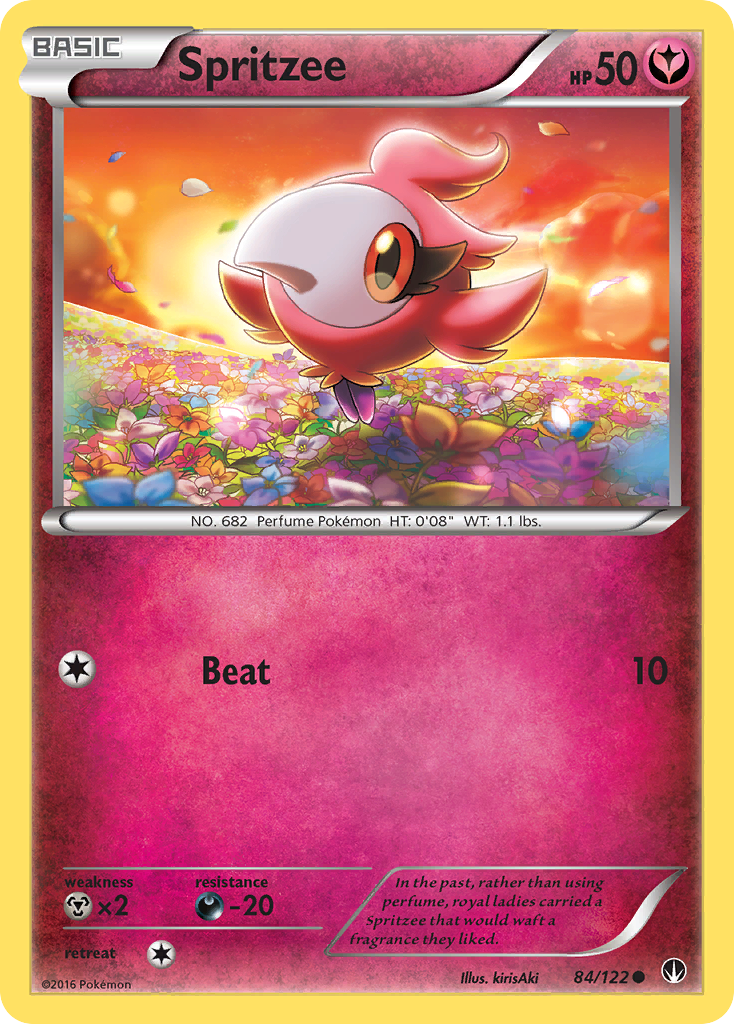 Spritzee 84/122 Common | BREAKpoint | Pokemon Card