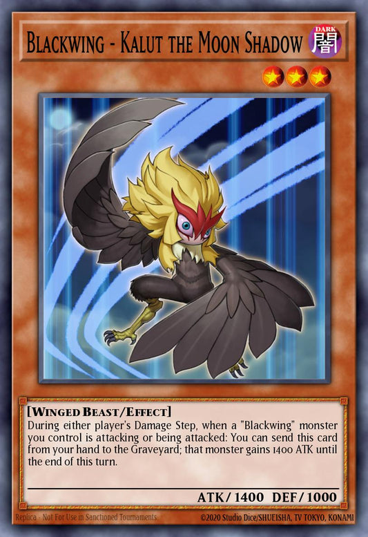 Blackwing  Kalut the Moon Shadow - MAZE-EN037 Rare | Yu-Gi-Oh! Card