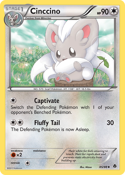 Cinccino 85/98 Uncommon | Emerging Powers | Pokemon Card