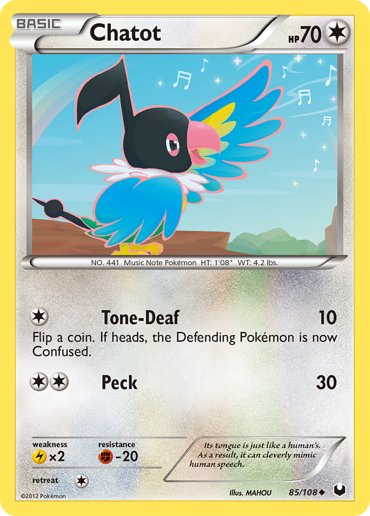 Chatot 85/108 Uncommon | Dark Explorers | Pokemon Card