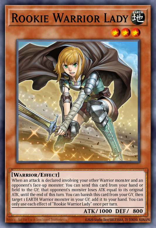 Rookie Warrior Lady - GFP2-EN043 Ultra Rare | Yu-Gi-Oh! Card