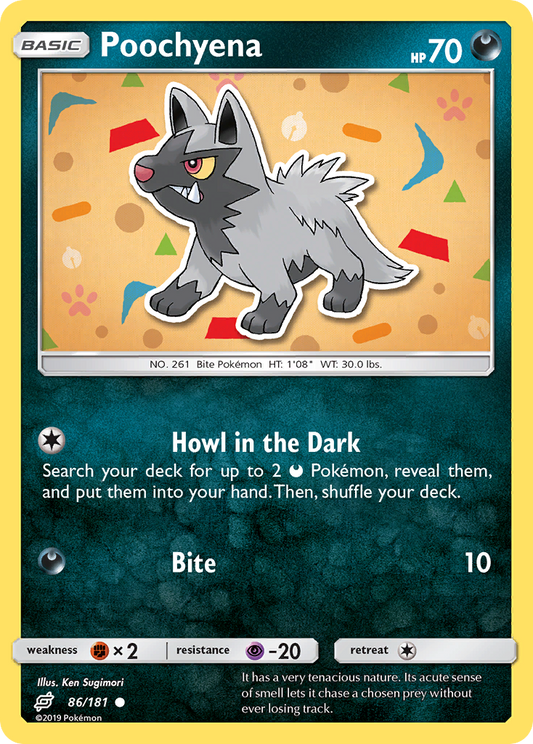 Poochyena 86/181 Common | Team Up | Pokémon Card