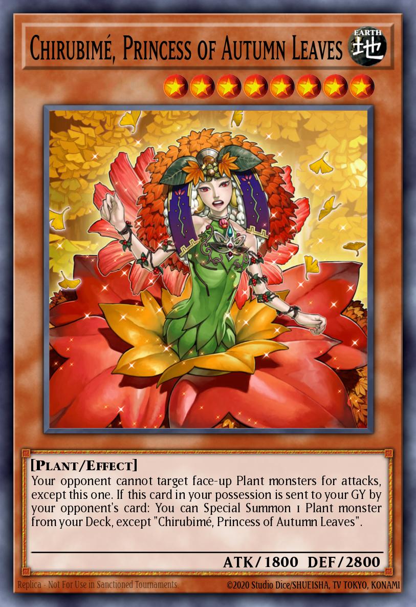 Chirubimé, Princess of Autumn Leaves - SESL-EN054 Super Rare | Yu-Gi-Oh! Card