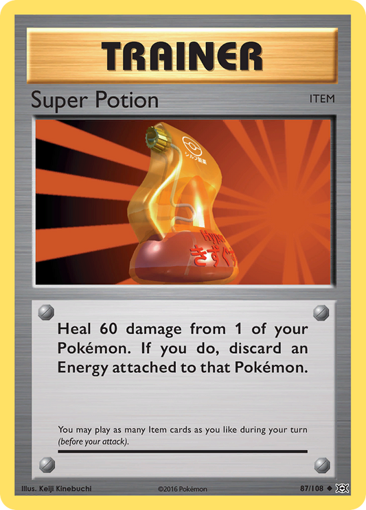 Super Potion 87/108 Uncommon | Evolutions | Pokemon Card