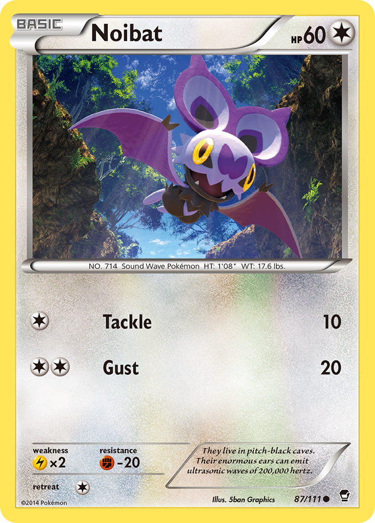 Noibat 87/111 Common | Furious Fists | Pokemon Card