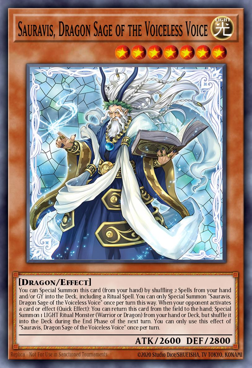 Sauravis, Dragon Sage of the Voiceless Voice - PHNI-EN021 Super Rare | Yu-Gi-Oh! Card