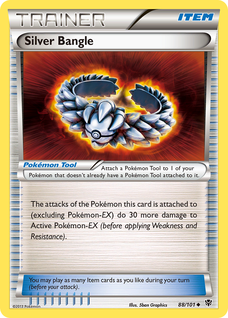 Silver Bangle 88/101 Uncommon | Plasma Blast | Pokemon Card