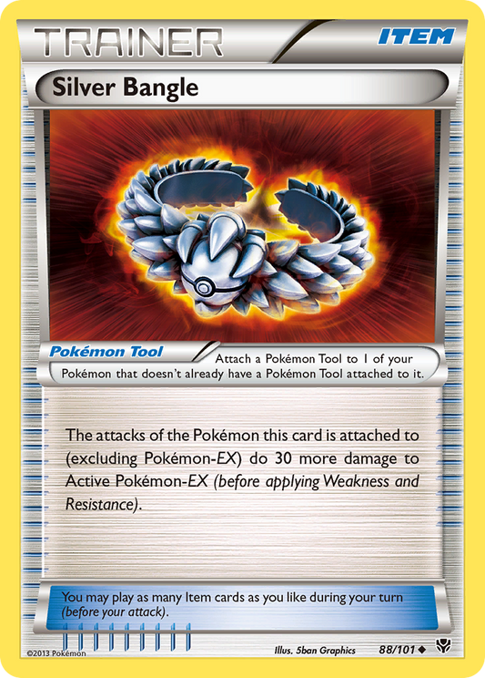 Silver Bangle 88/101 Uncommon | Plasma Blast | Pokemon Card